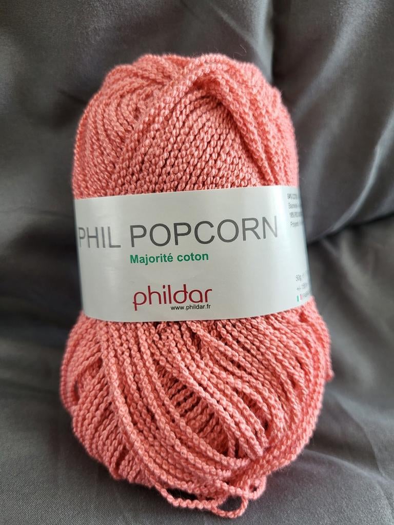 Te koop: 8 nieuwe bollen Phil Popcorn, Ophalen of Verzenden, Nieuw, Breien of Haken, Wol of Garen