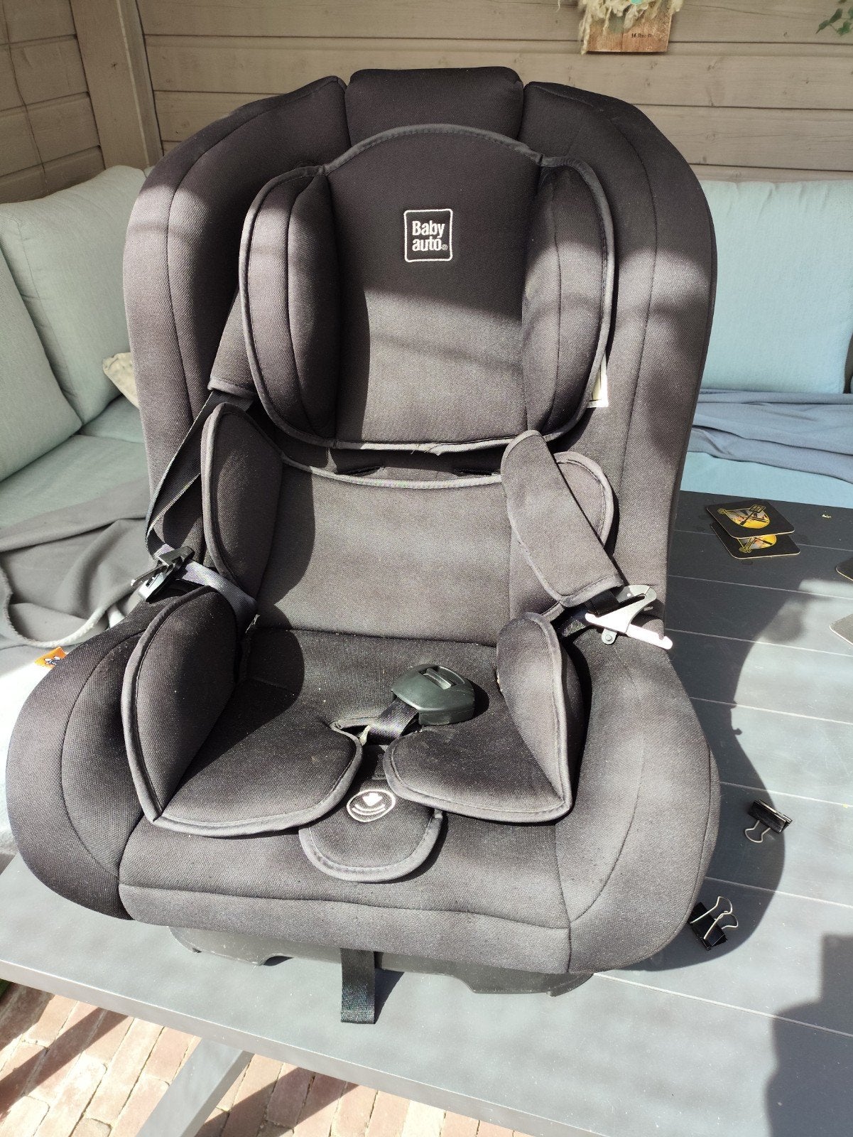 Baby Auto Kinderautostoel - Zwart, Overige merken, Verstelbare rugleuning, Ophalen of Verzenden, 9 t/m 36 kg