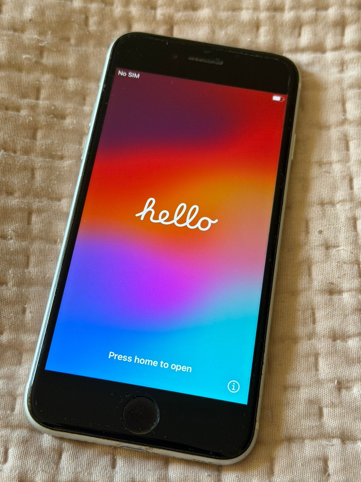 iPhone SE 2020 64GB Wit – batterij 77% – werkt goed, Ophalen of Verzenden, Zo goed als nieuw, Wit, 64 GB