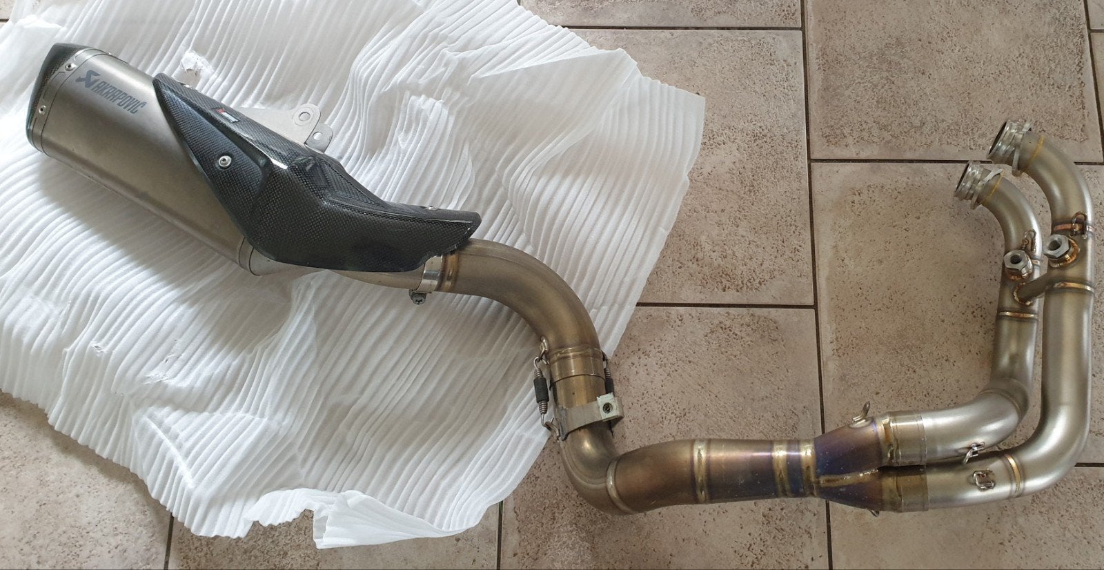 Ktm duke 790 890 990 Akrapovic evolution systeem, Ophalen of Verzenden, Nieuw
