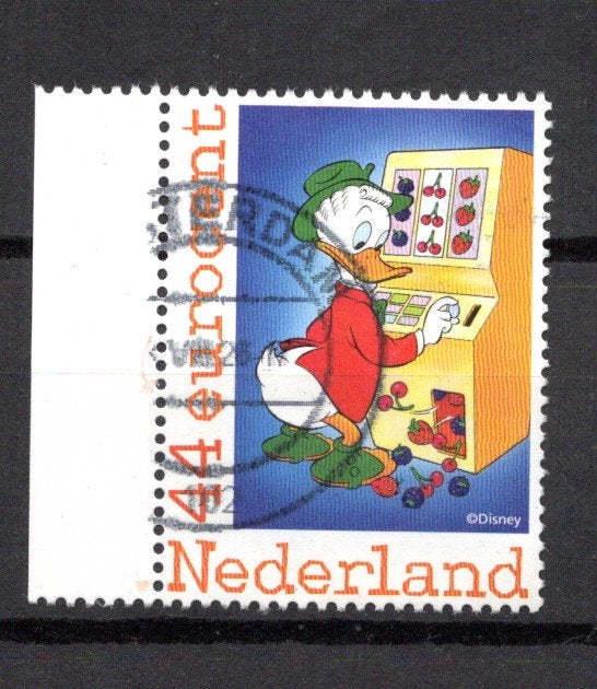gestempelde zegel. persoonlijke: Donald duck, Postzegels en Munten, Postzegels | Nederland, Ophalen of Verzenden, Na 1940, Gestempeld