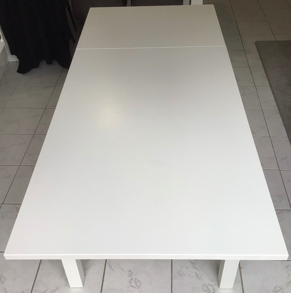 Eettafel uitschuifbaar 4/6 personen, Ophalen, 50 tot 100 cm, Zo goed als nieuw, Vijf personen of meer