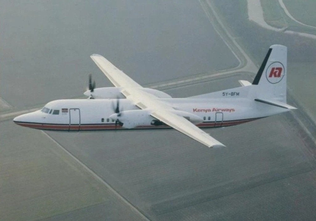 Kenya Airways Fokker 50 ansichtkaart, Ophalen of Verzenden, Nieuw, Kaart, Foto of Prent