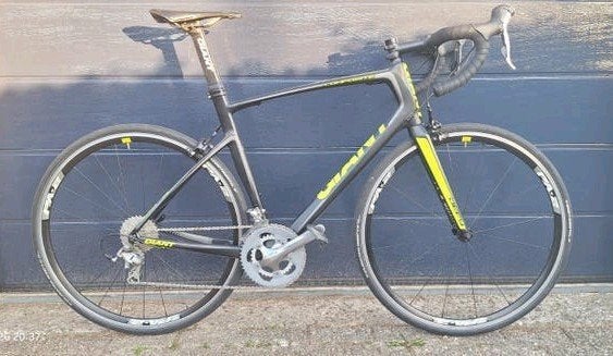 Giant Defy Composite Tiagra racefiets framemaat M/L, Fietsen en Brommers, Fietsen | Racefietsen, Ophalen, 28 inch, Gebruikt, Carbon