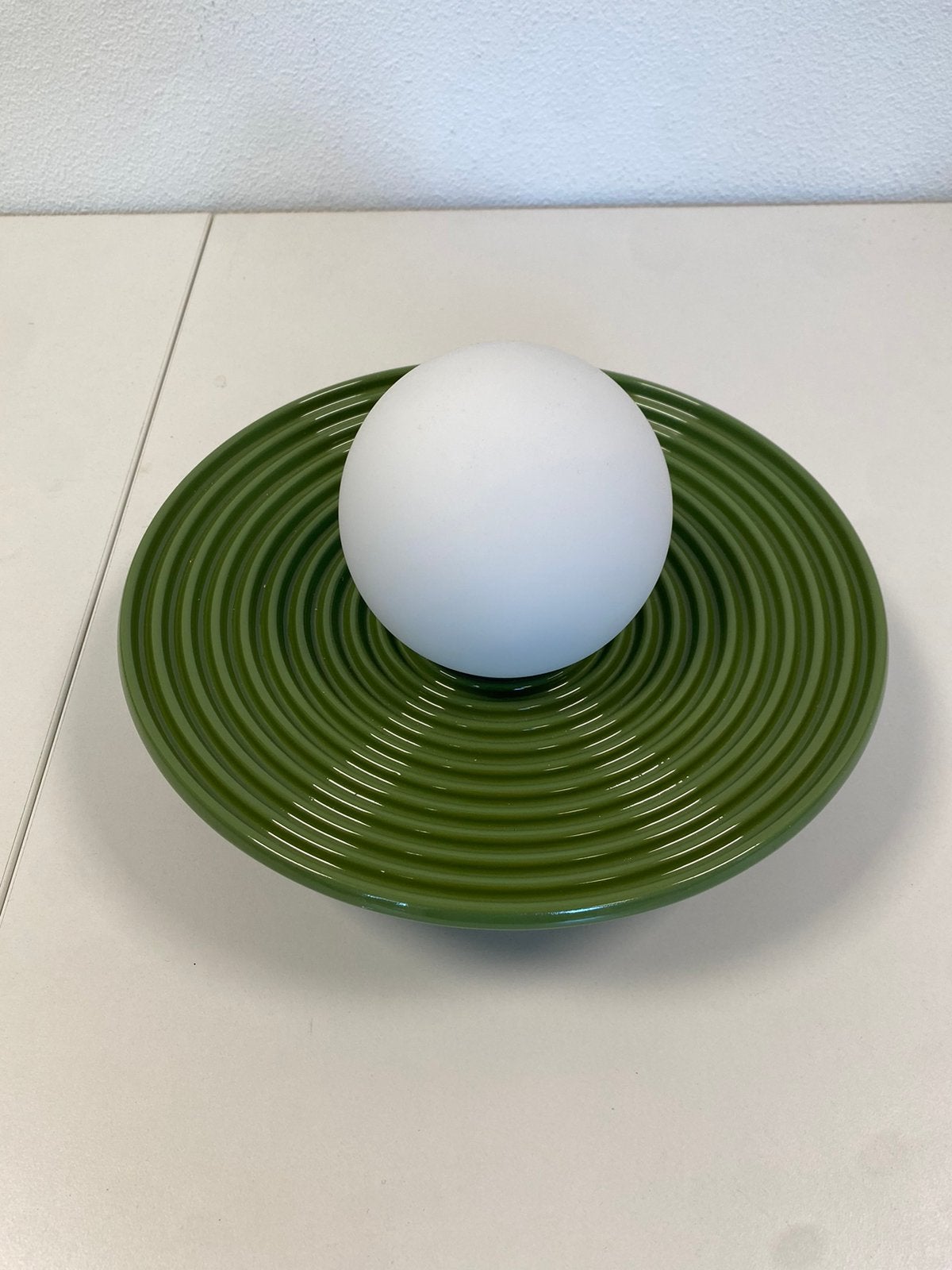 Nieuw! Retro plafondlamp QAZQA Groen, Qazqa, Groen, Keramiek, Plafondlamp