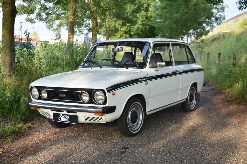 DAF 66 Marathon 1300 Combi Variomatic in goede staat, Auto's, Automaat, Wit, Stationwagon, Daf