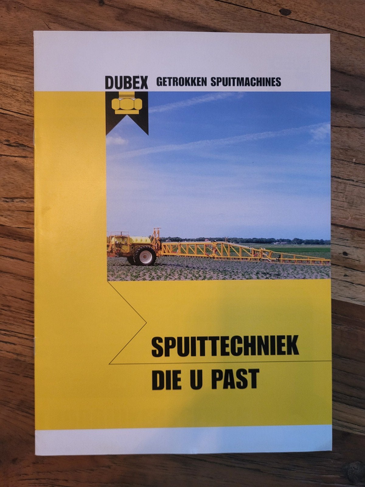 tractor folder DUBEX getrokken spuitmachines, Ophalen of Verzenden, Zo goed als nieuw