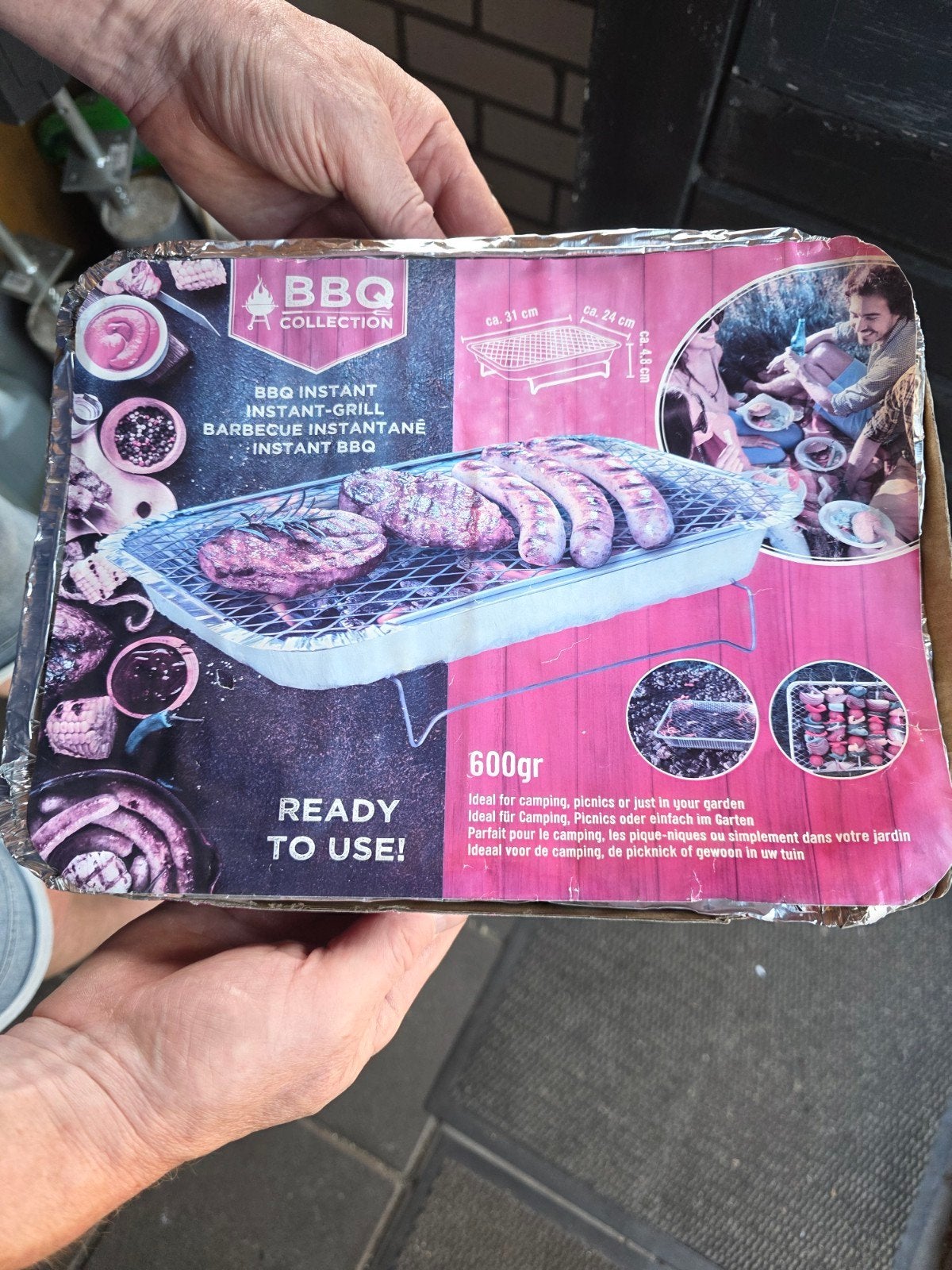 Nieuwe wegwerp BBQ met standaard, Ophalen of Verzenden, Nieuw, BBQ Collection