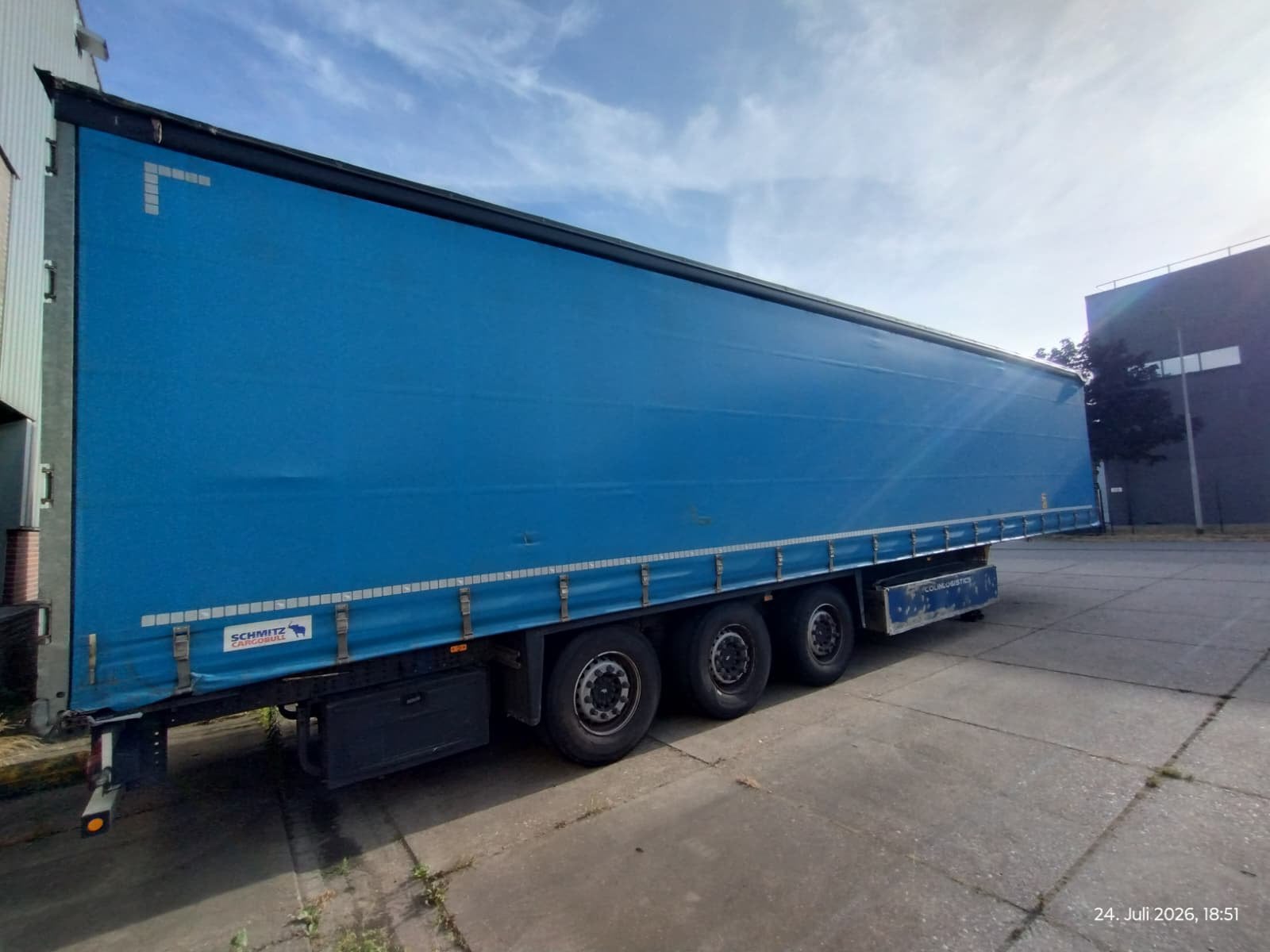 Mooie Schmitz trailer, Auto's, Vrachtwagens, Particulier, Te koop