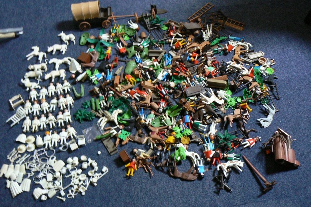 vintage onderdelen en color onderdelen dieren playmobil, Kinderen en Baby's, Speelgoed | Playmobil, Ophalen of Verzenden, Gebruikt