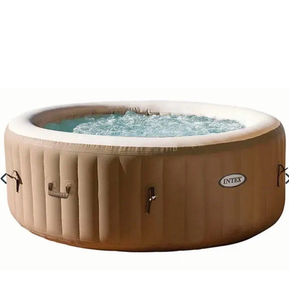 Intex Pure Spa Bubble opblaasbare spa - 4 persoons, Tuin en Terras, Ophalen, Gebruikt, Rond, Opblaaszwembad
