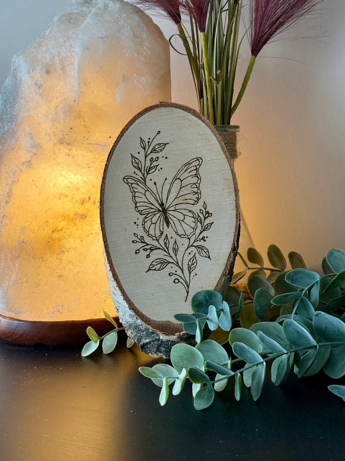 Vlinder op hout – unieke handgemaakte wanddecoratie, Ophalen of Verzenden, Nieuw, Meerkleurig, Hout