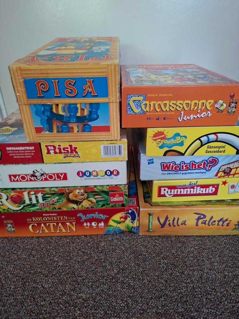 Bordspellen kinderen, Ophalen