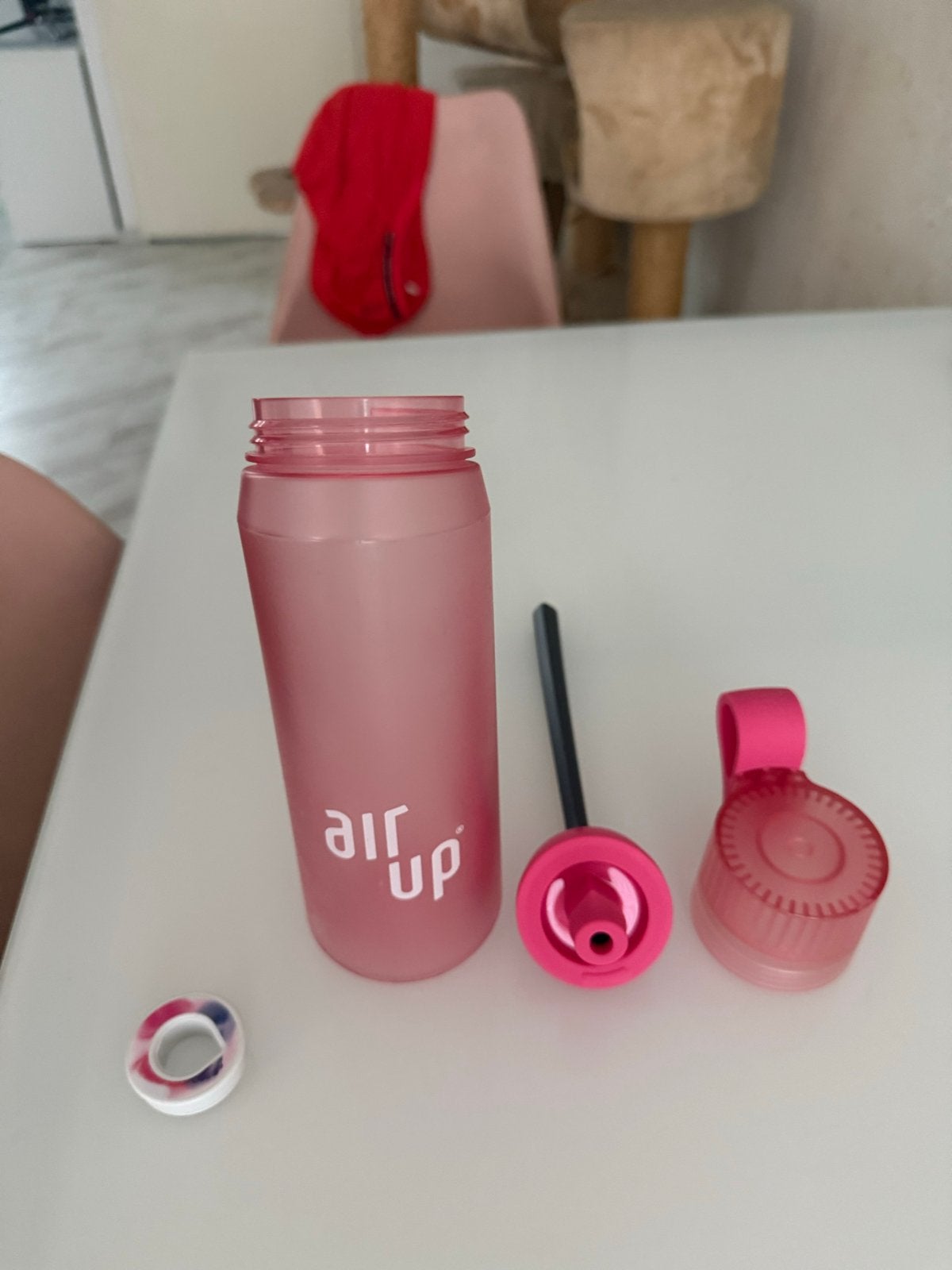 Air Up drinkfles met pod - Roze, Ophalen of Verzenden, Zo goed als nieuw, Modern, Roze