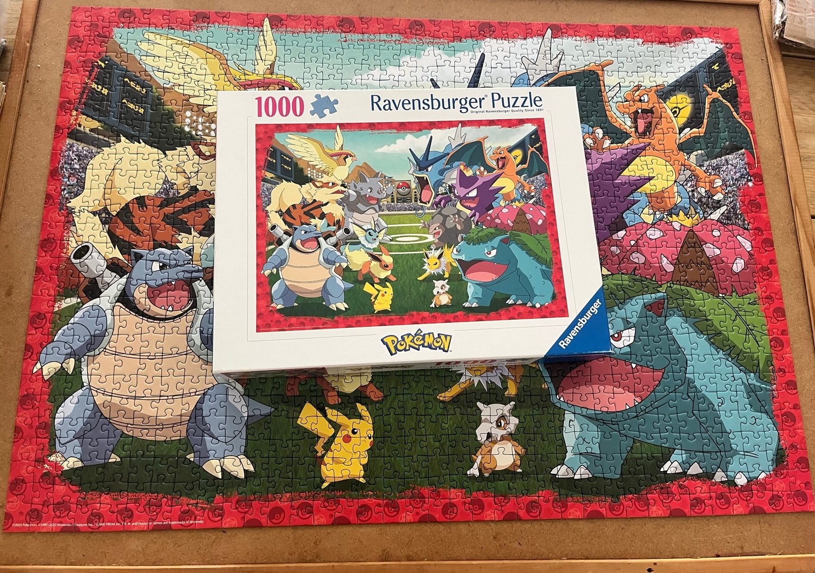 Ravensburger Pokémon Legpuzzel 1000 stukjes, Ophalen of Verzenden, 500 t/m 1500 stukjes, Zo goed als nieuw, Legpuzzel