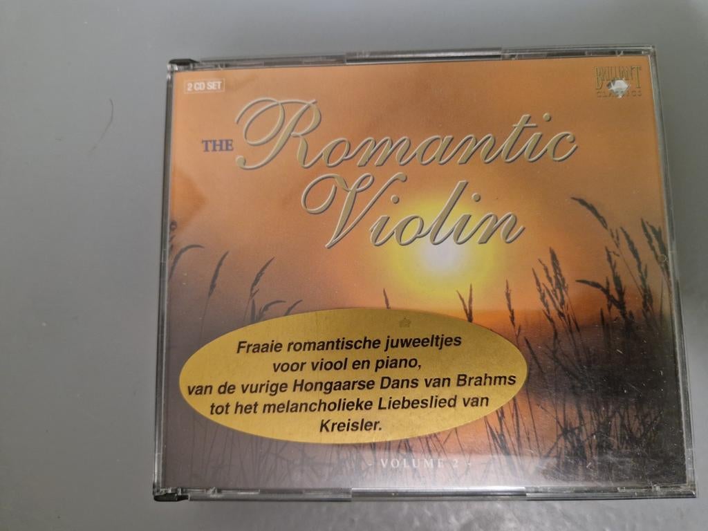 2-CD Mela Tenenbaum – The Romantic Violin Vol. 2 (Met Gouden, Ophalen of Verzenden, Romantiek, Zo goed als nieuw, Kamermuziek
