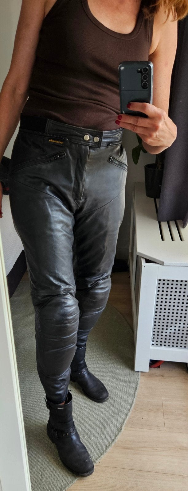 Lederen motorbroek Revenger, Motoren, Kleding | Motorkleding, Ophalen of Verzenden, Tweedehands, Broek | leer