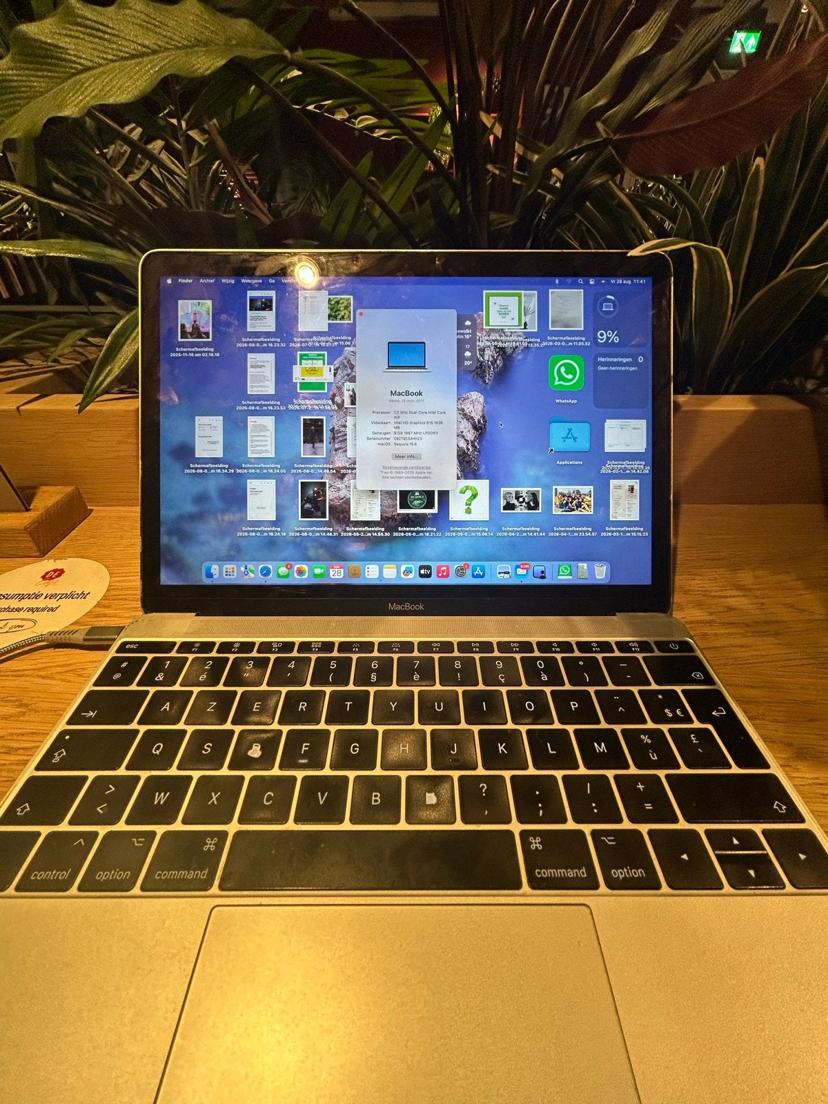 MacBook Retina 12 inch 2017 - Goede staat, Computers en Software, Apple Macbooks, Gebruikt, Qwerty, 8 GB, Minder dan 2 Ghz