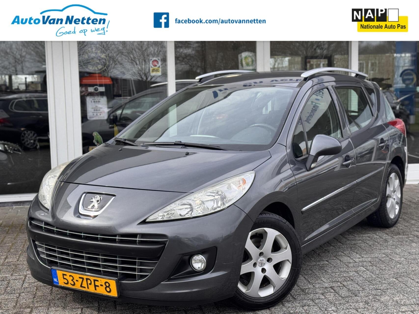Peugeot 207 SW 1.4 VTi Active,Airco,elek pakket,cpv,Lm-sport, Voorwielaandrijving, Euro 5, Stof, Gebruikt