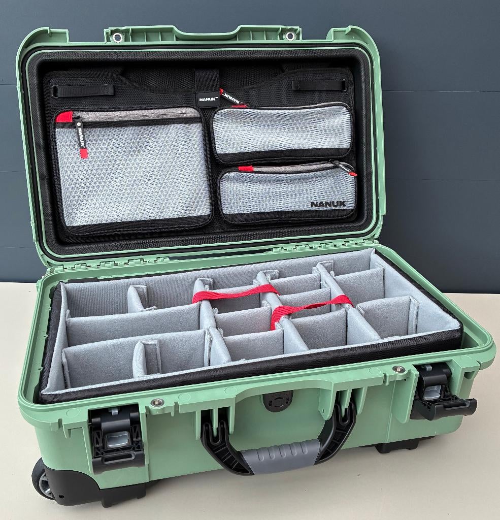 NANUK CASE 935 PRO PHOTO Met TROLLEY SAGE (Peli 1510 alt.), Ophalen of Verzenden, Nieuw, Overige typen, Overige merken