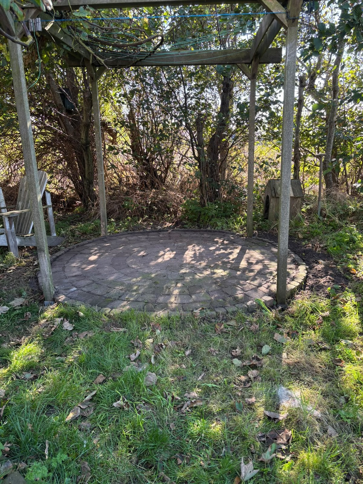 Cirkel van beton klinkers, Tuin en Terras, Ophalen, Gebruikt, Beton, Klinkers