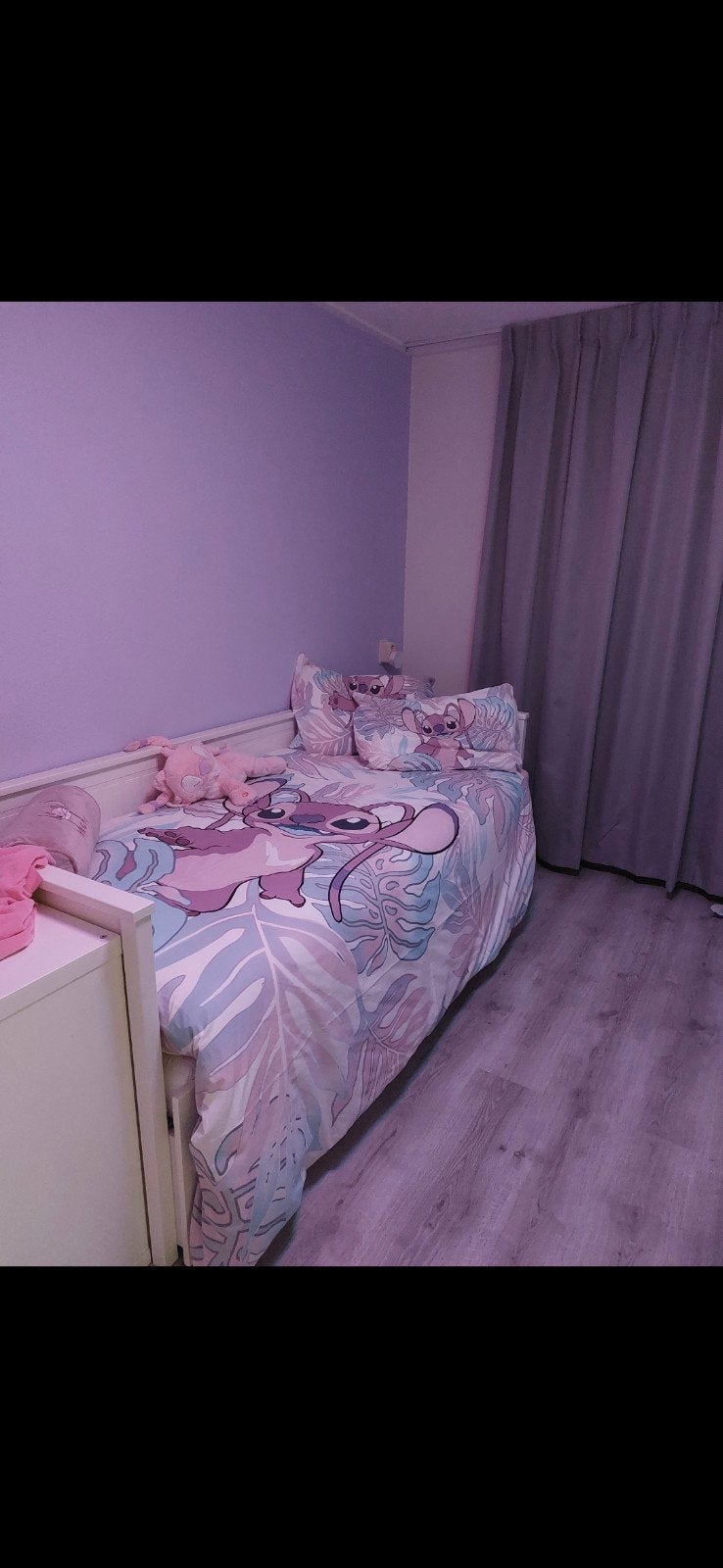 Zo goed als nieuwe bedbank Hemnes, Ophalen, Eenpersoons, Wit, Zo goed als nieuw