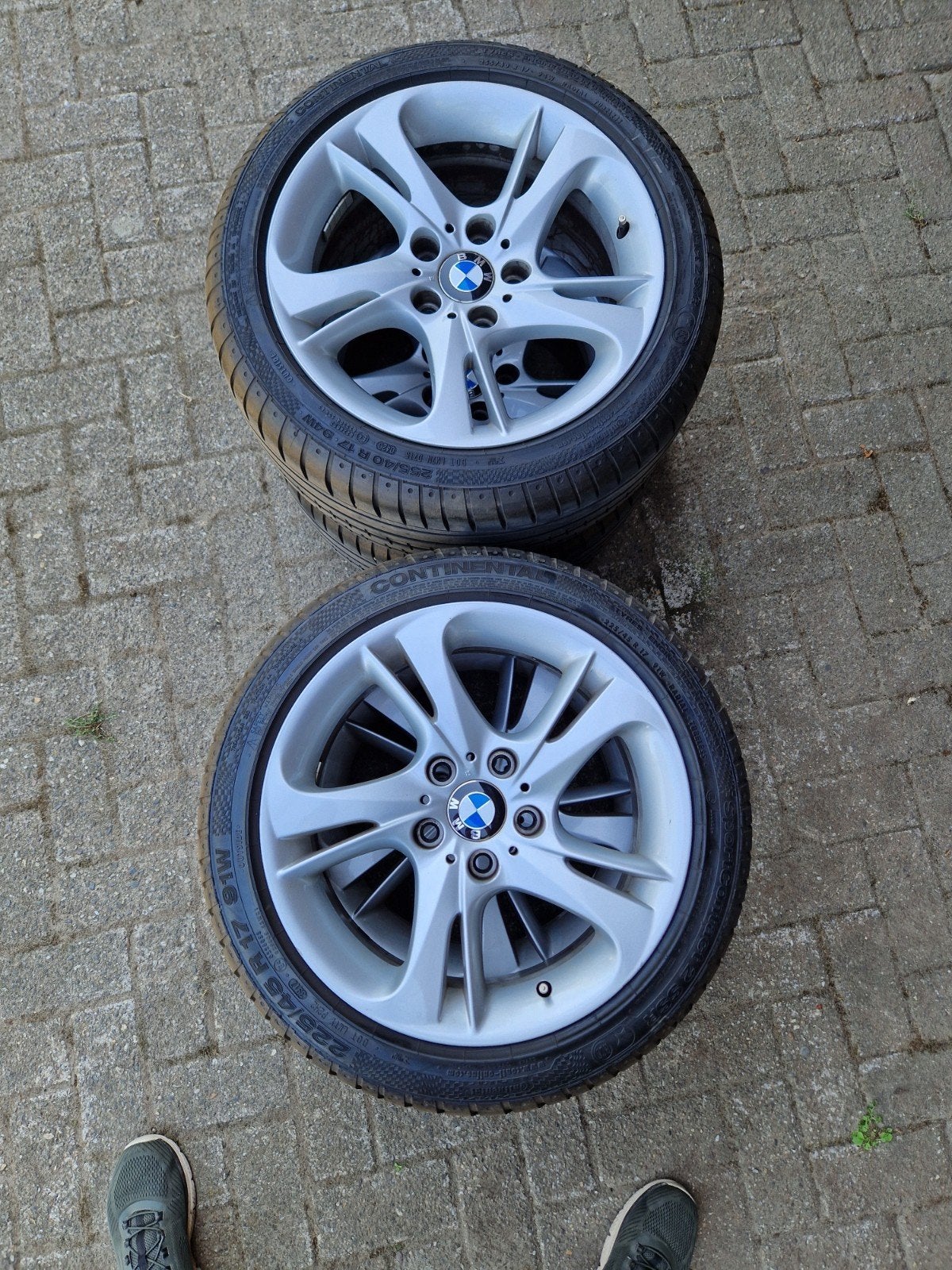 Originele BMW Z4 Turbine Velgen en Banden 17 inch, Ophalen, Banden en Velgen, 17 inch, Zomerbanden