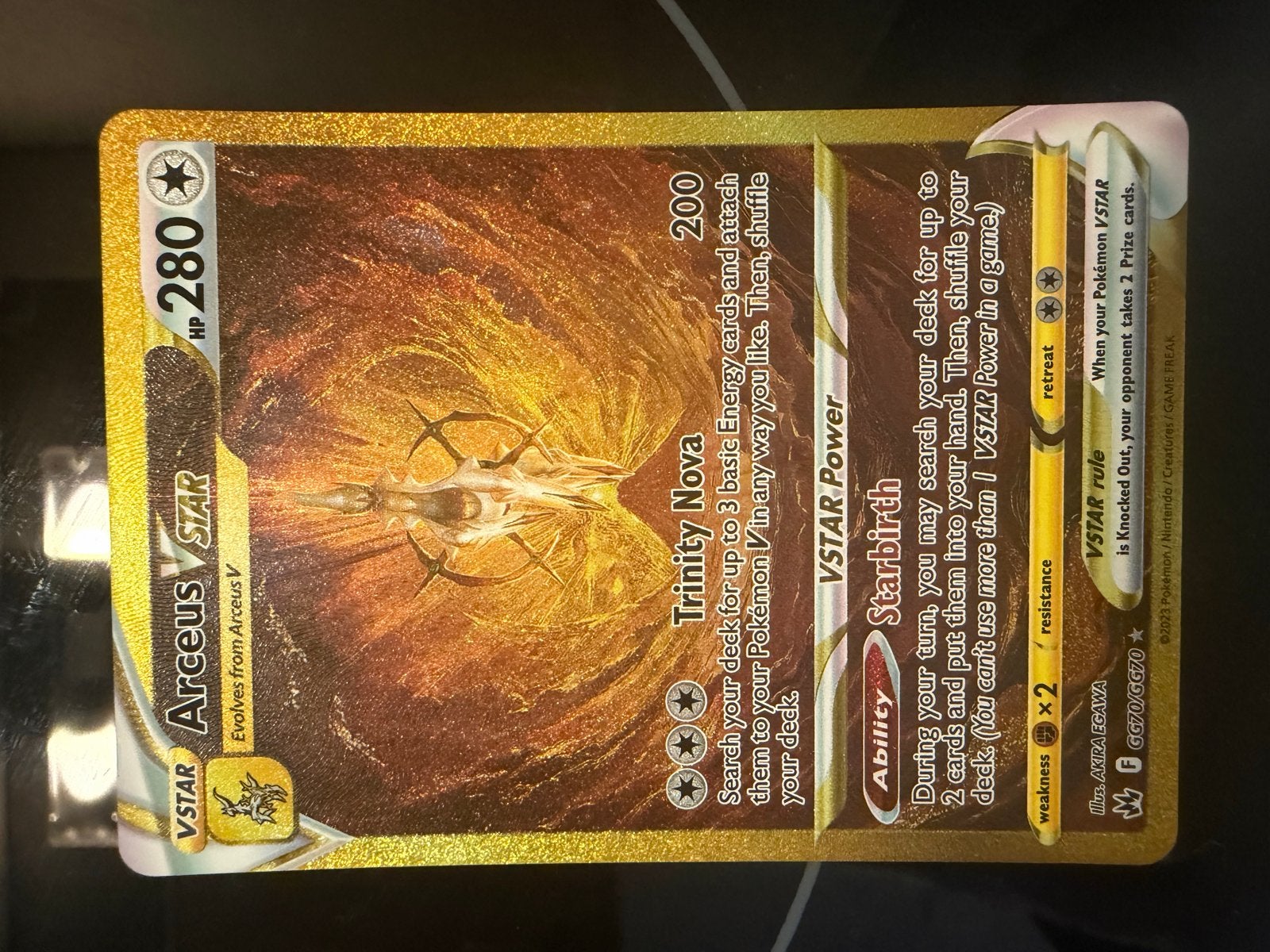 Arceus VSTAR PSA 10 kandidaat - Scherpe prijs!, Ophalen, Zo goed als nieuw, Losse kaart, Foil