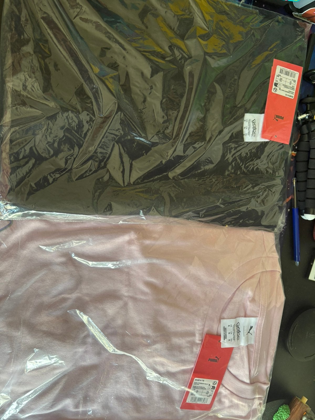 Pokemon x Puma shirts Espeon en Umbreon XL nieuw, Ophalen of Verzenden, Nieuw, Maat 56/58 (XL), Zwart