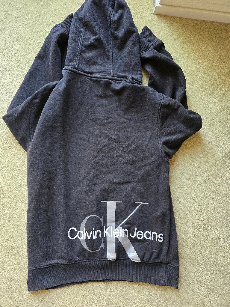 Calvin Klein hoodie zwart maat S (176), Gebruikt, Trui of Vest, Jongen, Calvin Klein