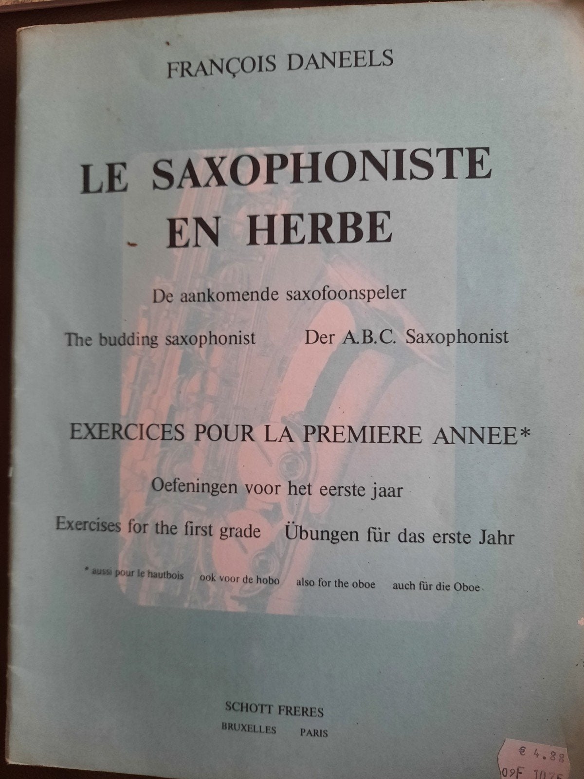 Bladmuziek voor saxofoon en keyboard, Muziek en Instrumenten, Ophalen of Verzenden, Les of Cursus, Keyboard