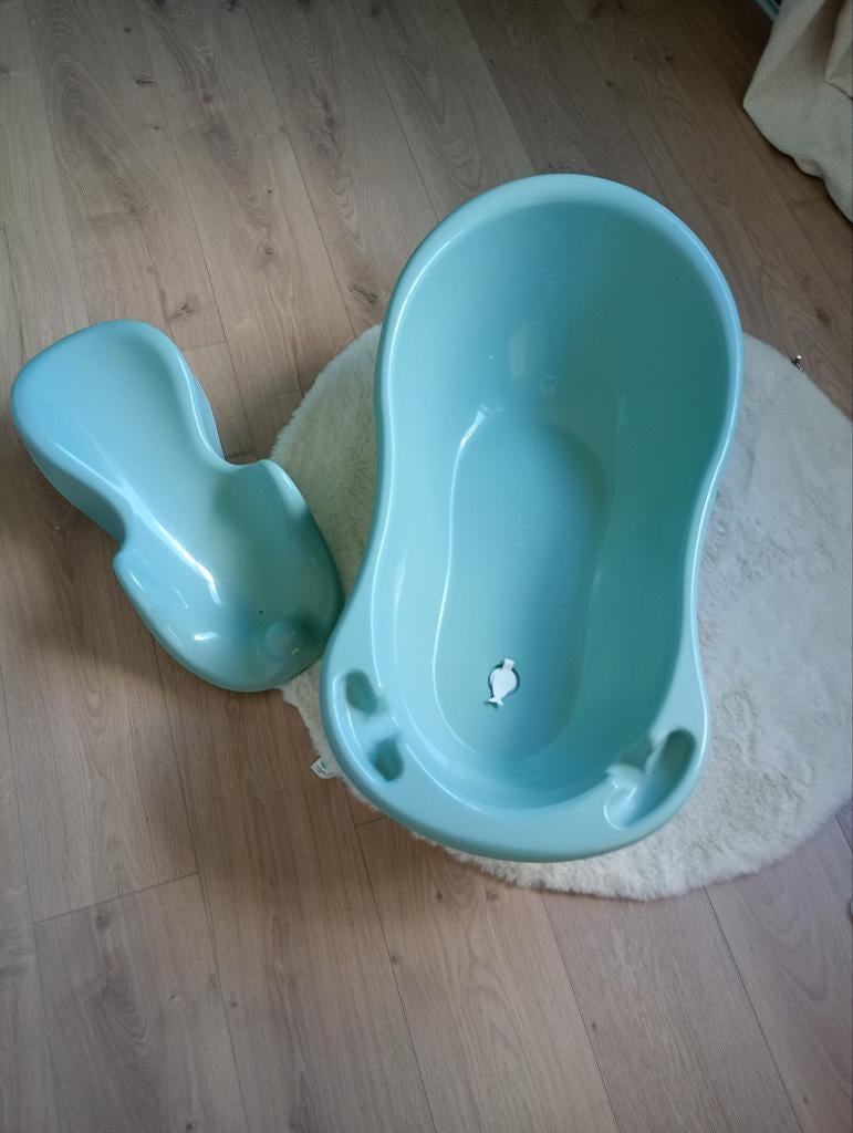 Mama Loes Babybadje Mintgroen met Inzet, Ophalen