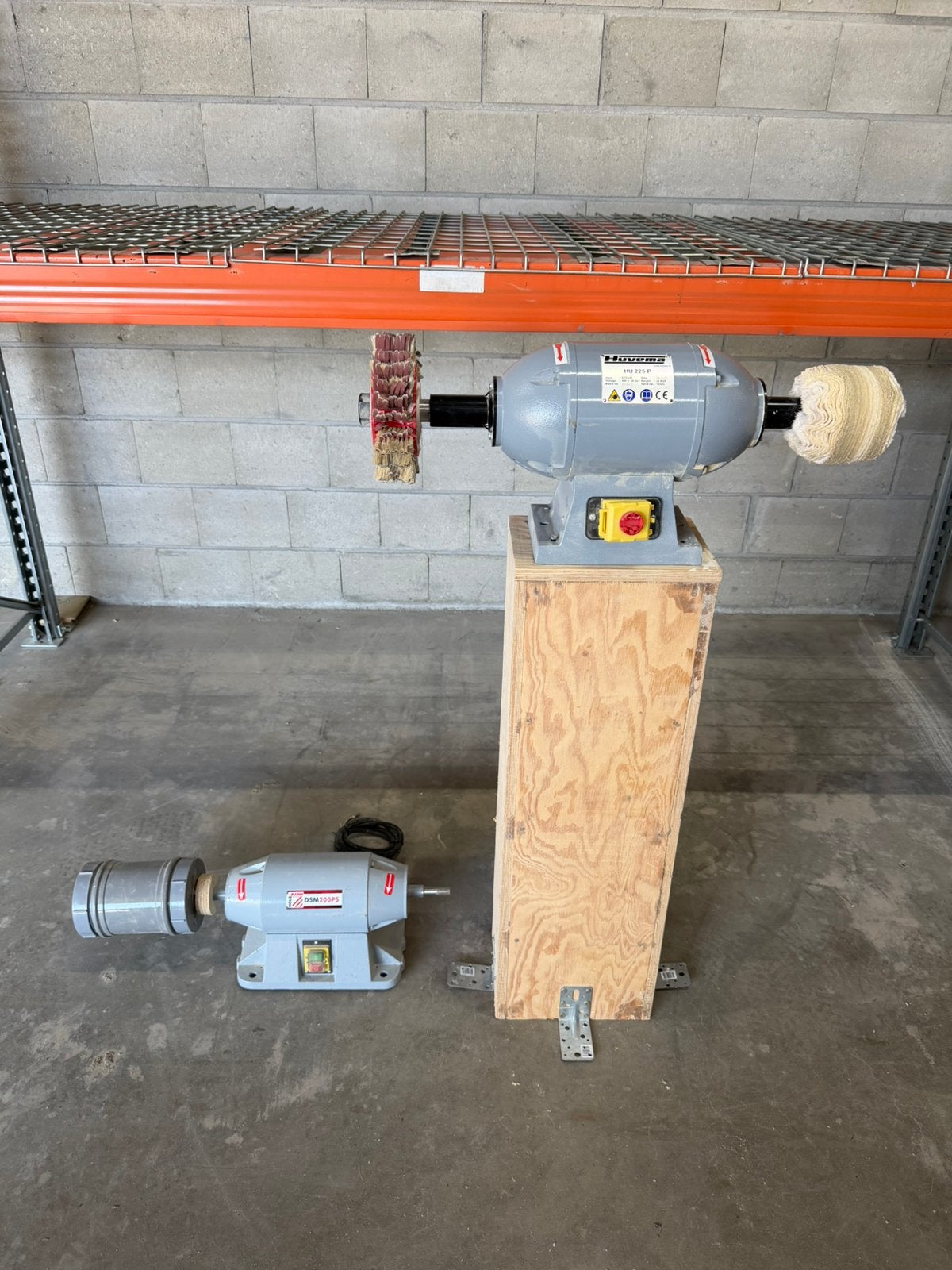 Huvema en Holzmann polijstmachines – Samen €500, Ophalen, Zo goed als nieuw, Elektrisch