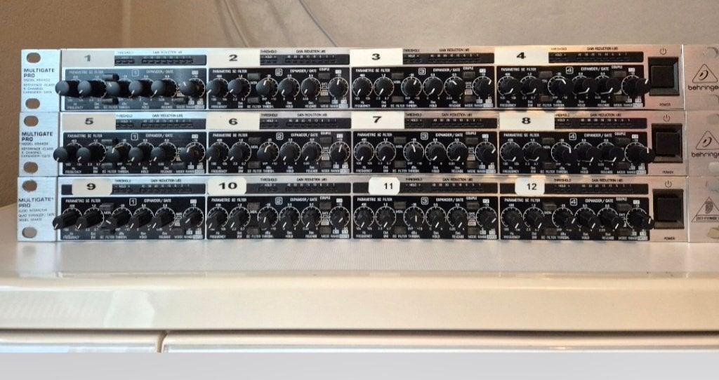 Muligat pro model XR4400 4-channel expander/gate, Ophalen, Zo goed als nieuw, Chorus