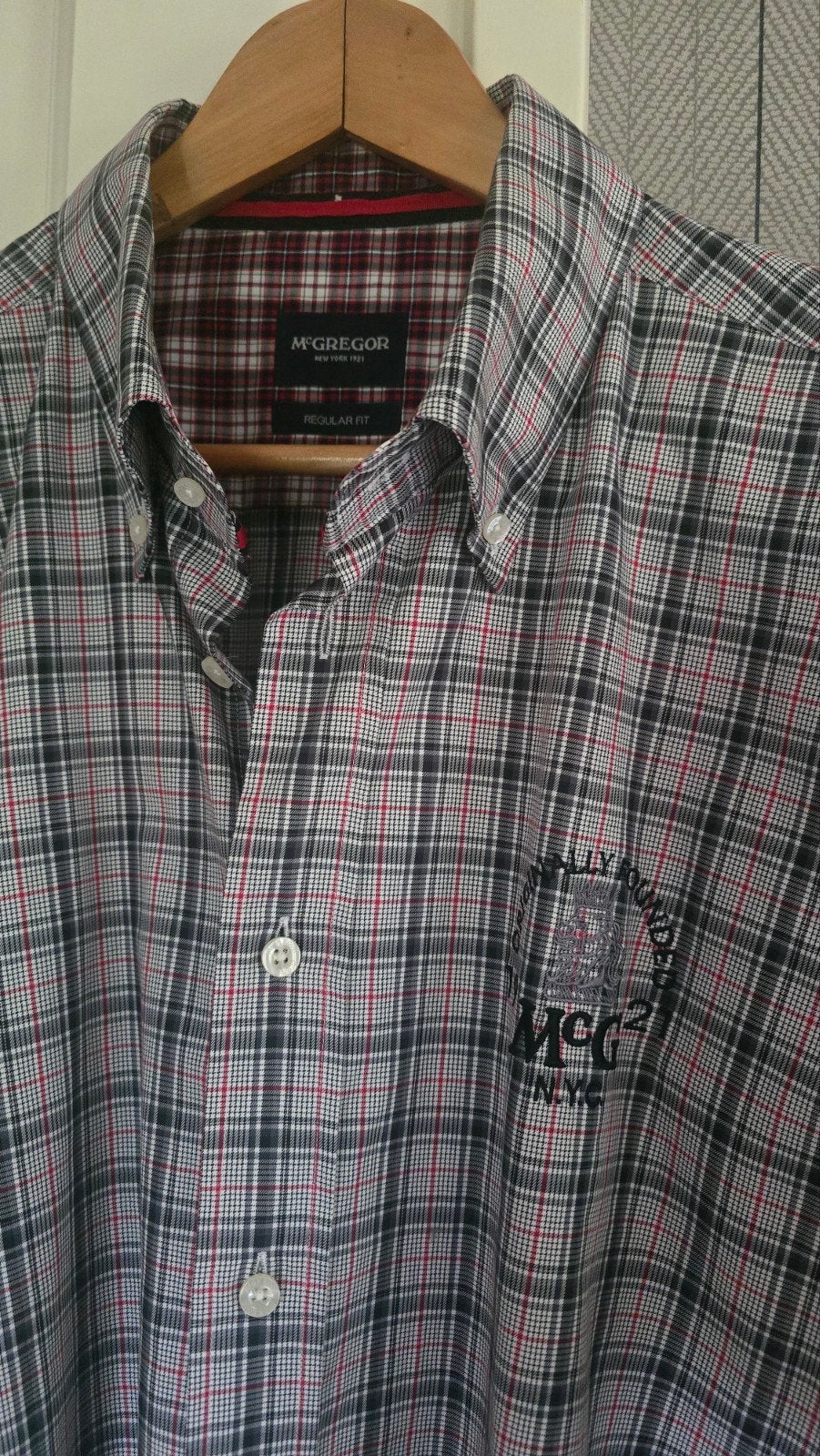 McGregor Overhemd XL, Kleding | Heren, Ophalen of Verzenden, Zo goed als nieuw, Overige halswijdtes, Meerkleurig