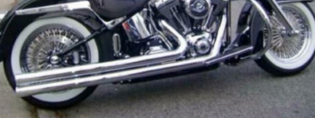 vance hines BIG SHOTS LONG uitlaat softail longshots evo, Motoren, Ophalen of Verzenden, Gebruikt