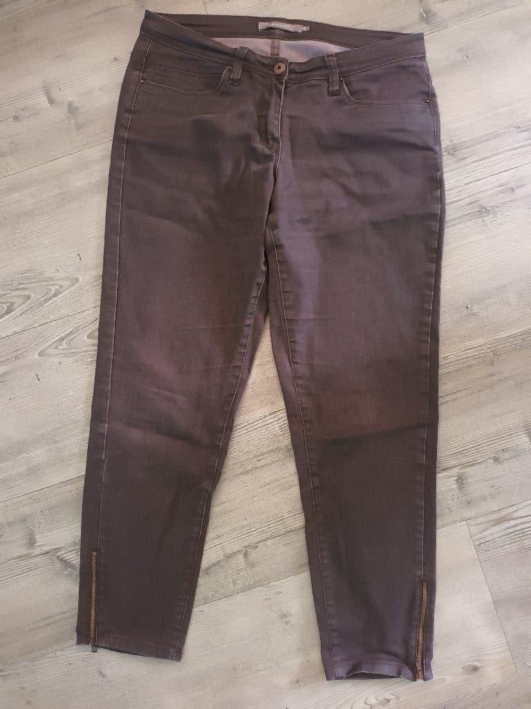 Bruine spijkerbroek bruin broek jeans Sandwich skinny 40, Overige kleuren, Ophalen of Verzenden, W30 - W32 (confectie 38/40), Sandwich