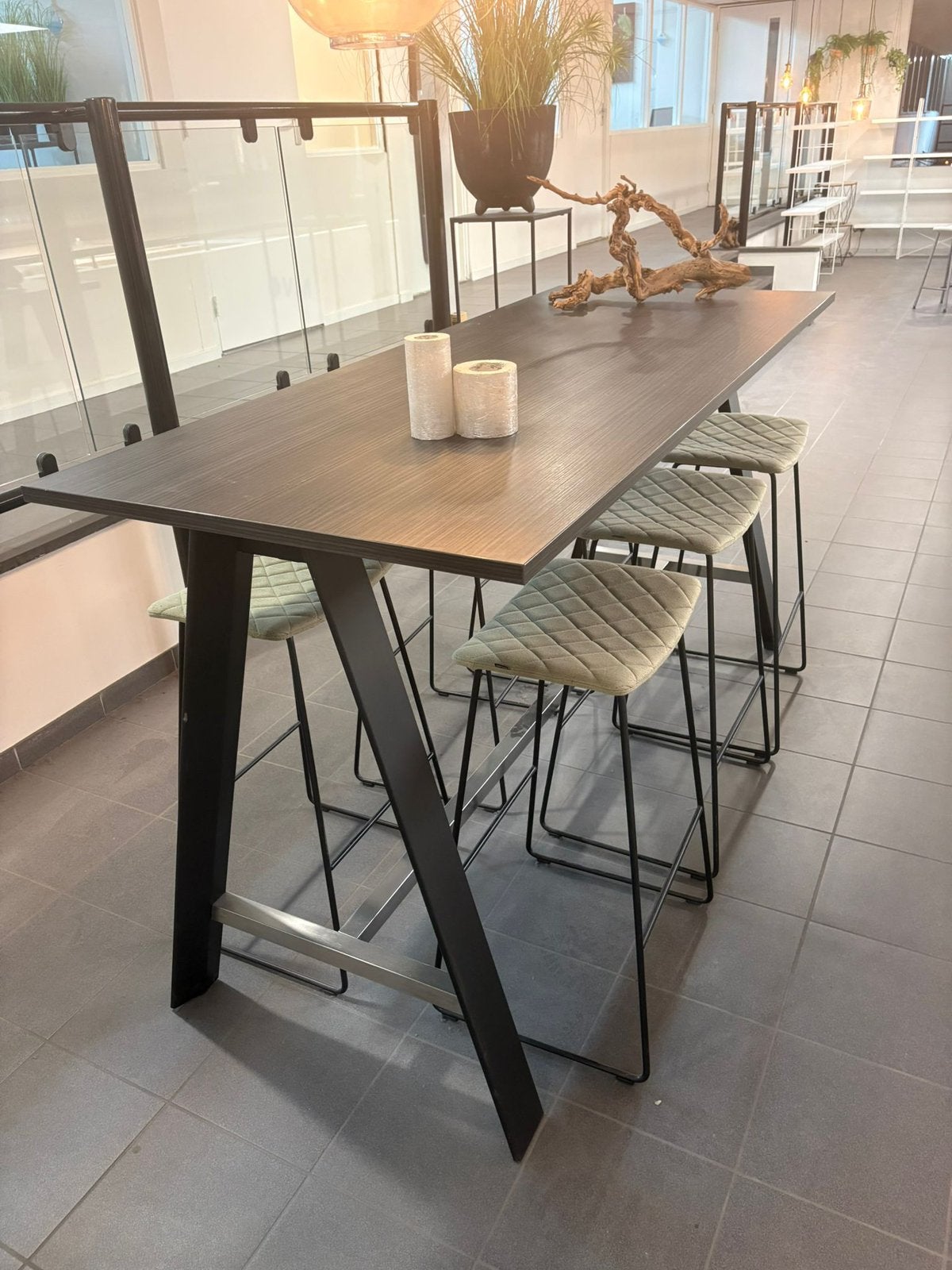 Sta tafel lux met luxe krukken! Merk Havic, Ophalen of Verzenden