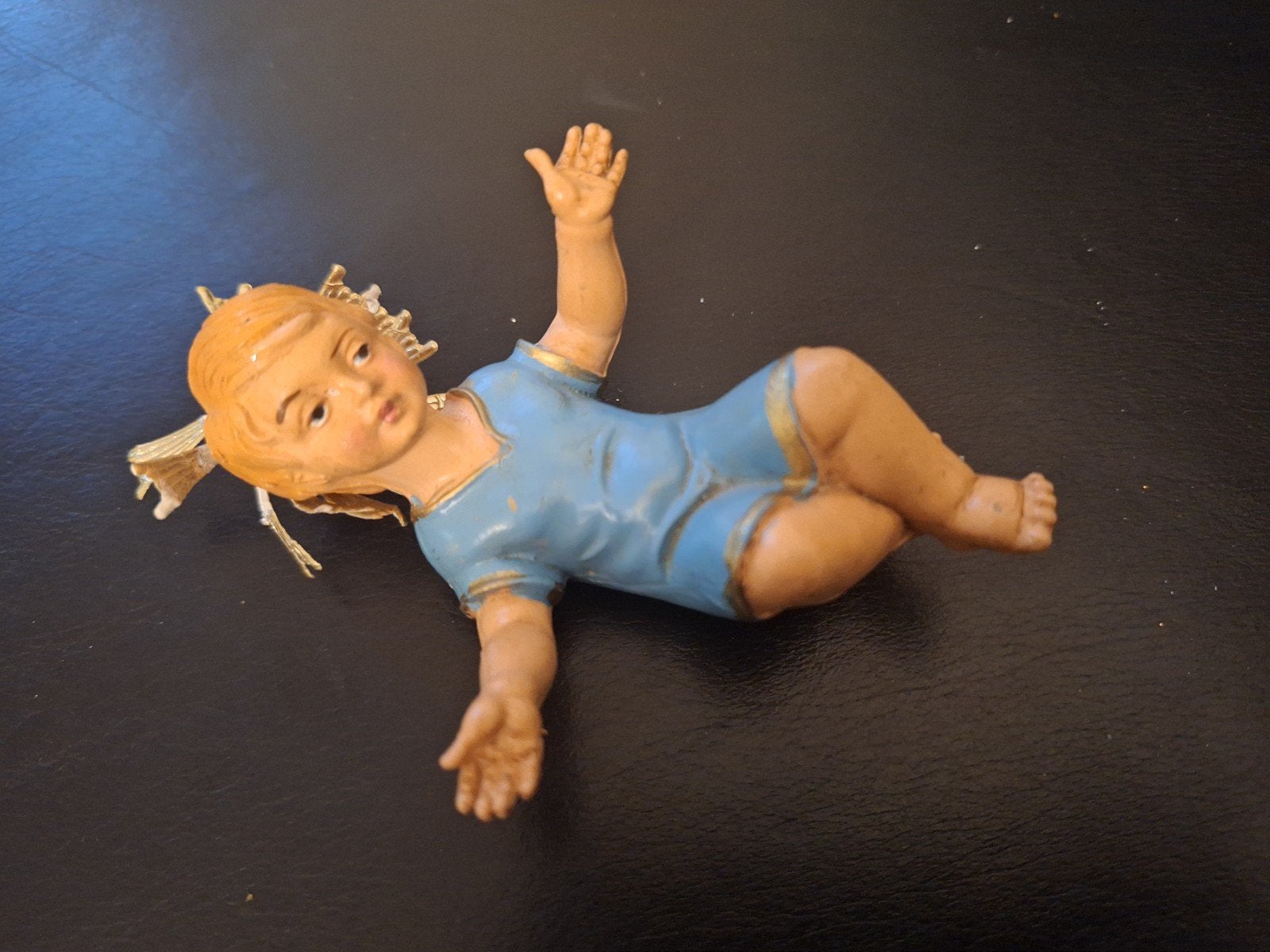 Jezus voor in de kribbe Kerststal., Ophalen of Verzenden, Gebruikt