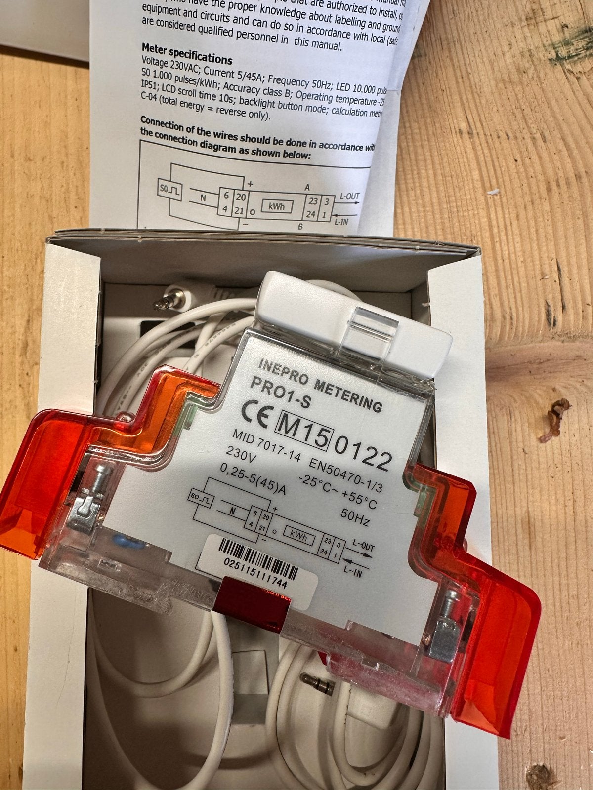 Eneco Toon kWh-meter (1 fase) Inepro PRO1-S MID, Ophalen of Verzenden, Zo goed als nieuw, Overige merken, Overige typen