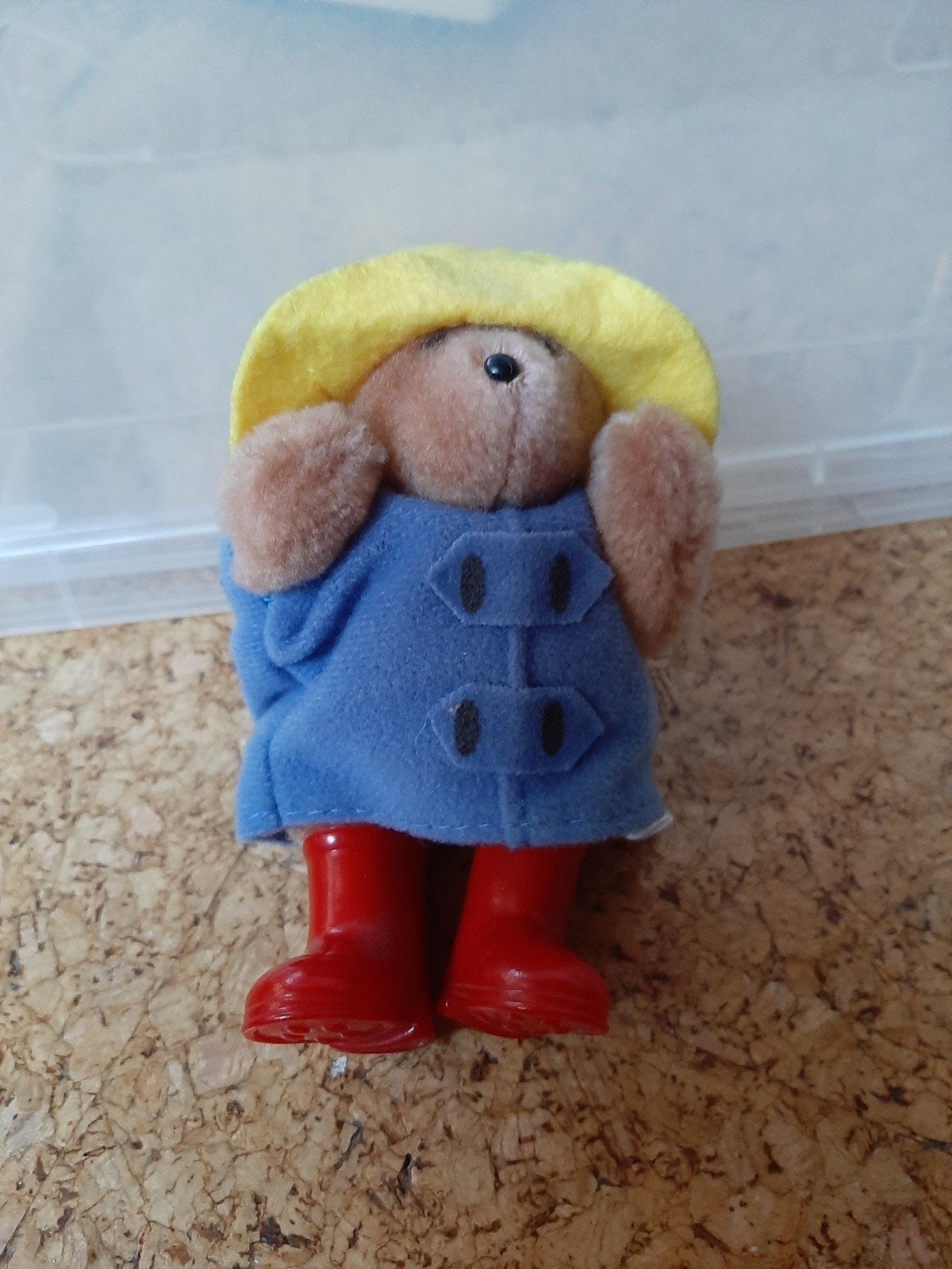 Paddington Beer Knuffel met Gele Hoed en Blauwe Jas, Ophalen, Overige merken, Overige karakters, Beer
