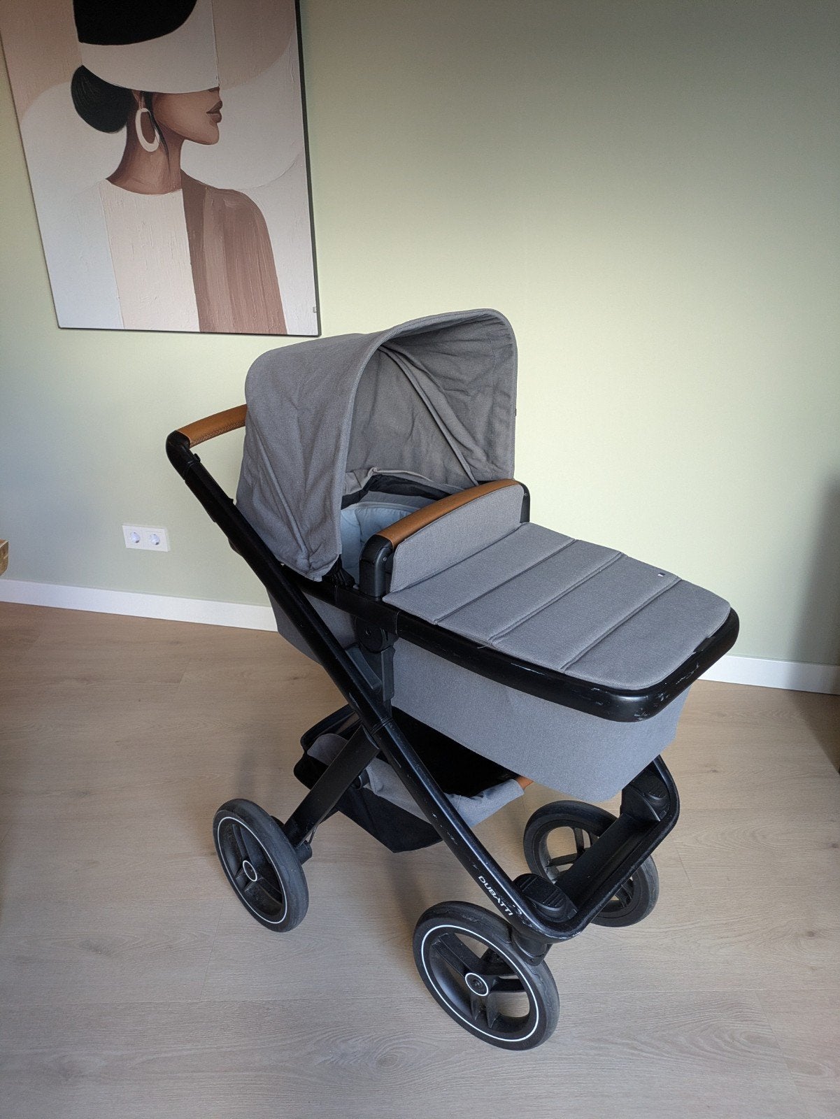 fijne, complete Dubatti Two kinderwagen met warme voetenzak, Ophalen, Gebruikt, Combiwagen, Overige merken