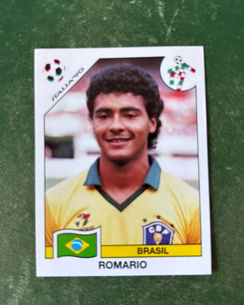 Panini plaatje Romario Brazilie WK 1990, Verzamelen, Sportartikelen en Voetbal, Ophalen of Verzenden, Zo goed als nieuw