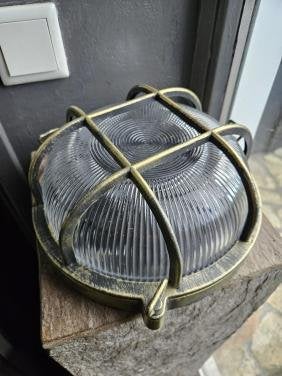 Zgan nautische QAZQA scheepslamp voor binnen en buiten...., Ophalen of Verzenden, Zo goed als nieuw, Motorboot of Zeilboot, Gebruiksvoorwerp