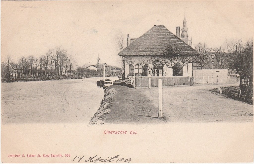 Overschie, Ophalen of Verzenden, Voor 1920, Gelopen, Noord-Holland