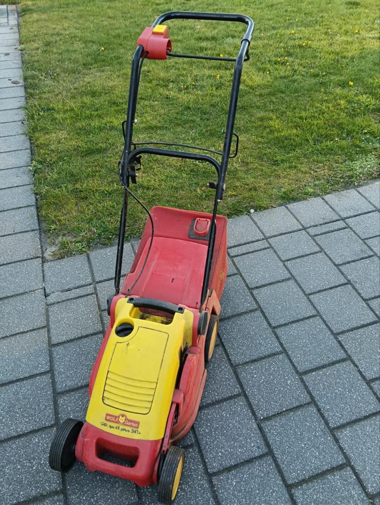 Te koop wolf garten grasmaaier, Ophalen, Gebruikt