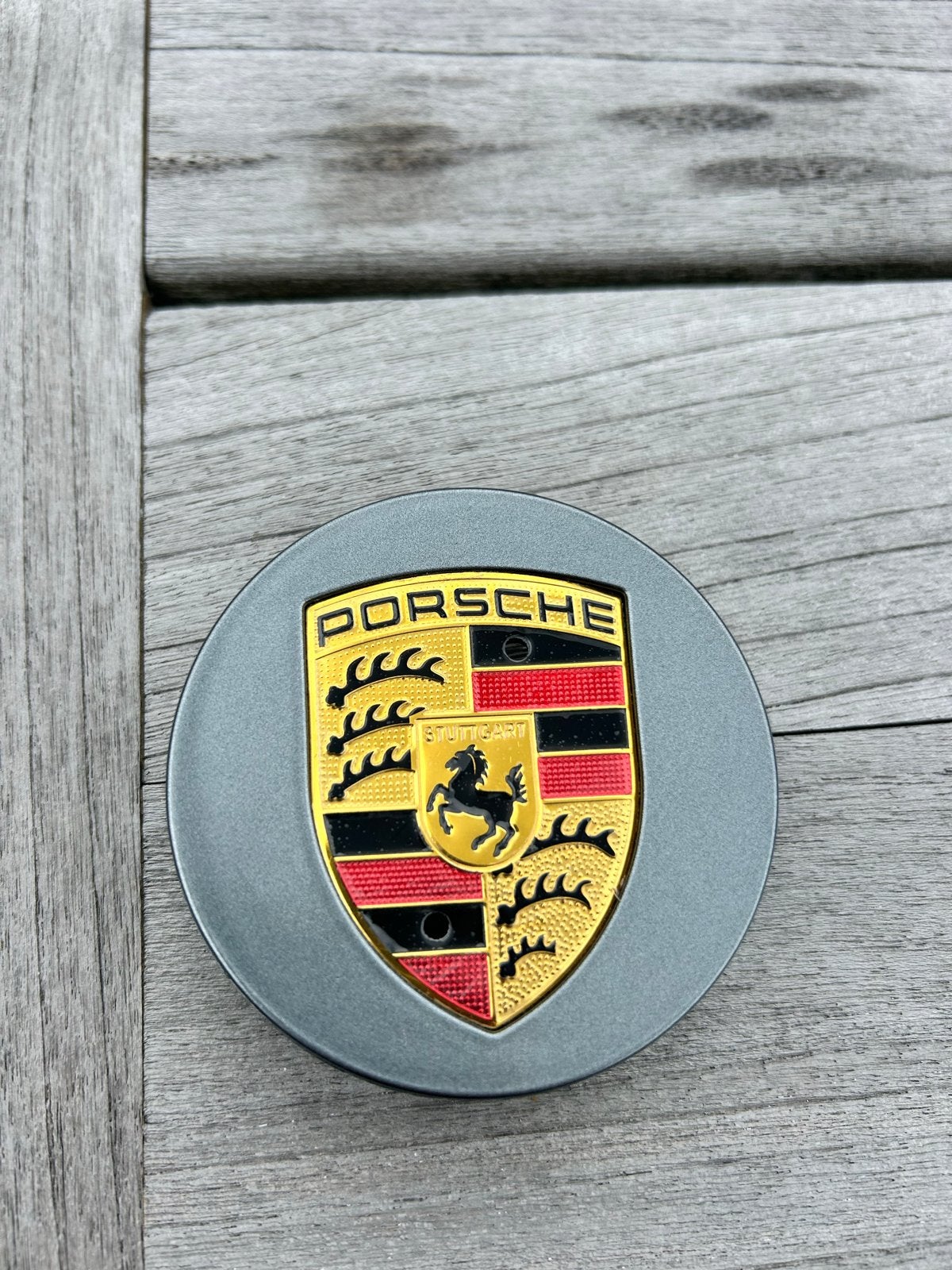 Porsche Naafkappen Antraciet 76 mm - Set van 4, Ophalen of Verzenden, Nieuw