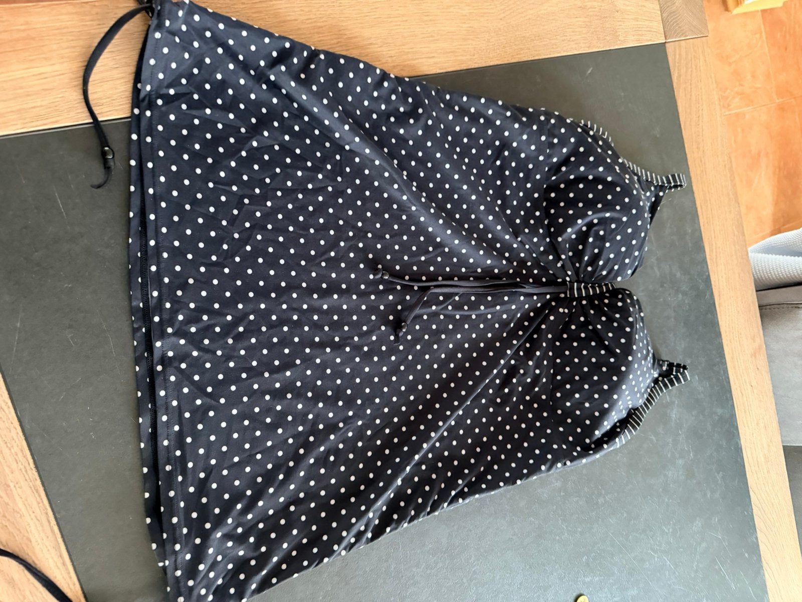 Zwarte tankini met witte stippen van Noppies maat 44/46, Ophalen of Verzenden, Zo goed als nieuw, Zwart, Overige typen