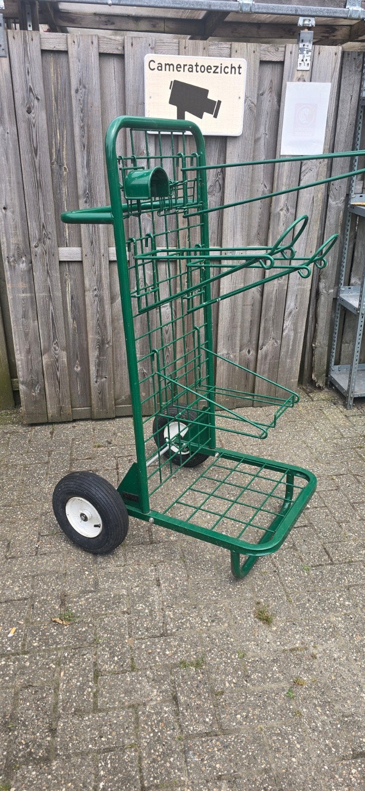 Zgan paarden zadelwagen zadelkar, 100 liter of meer, Ophalen, Zo goed als nieuw, Transportkar