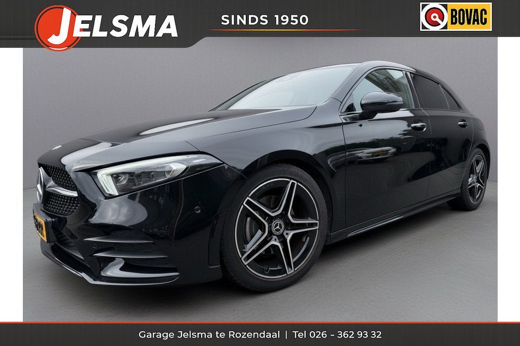 Mercedes-Benz A-Klasse 180 B.S. AMG edition Aut. Pano | Came, Auto's, Mercedes-Benz, 136 pk, Gebruikt, 4 cilinders, Zwart